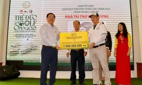 Hơn 35 tỉ đồng được đóng góp tại Giải Golf Thủ Đức Open lần 2