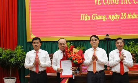 Ban Bí thư chuẩn y nhân sự Ban Thường vụ Tỉnh ủy Hậu Giang