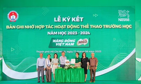 Nestlé MILO tiếp sức “ Thế hệ ý chí” với gần 3 triệu hộp Milo nhân ngày tựu trường